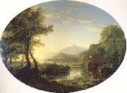 Thomas Cole The Old Mill at Sunset (mk13) USA oil painting artist